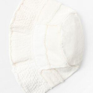 ZARA PATCHWORK DENIM BUCKET HAT